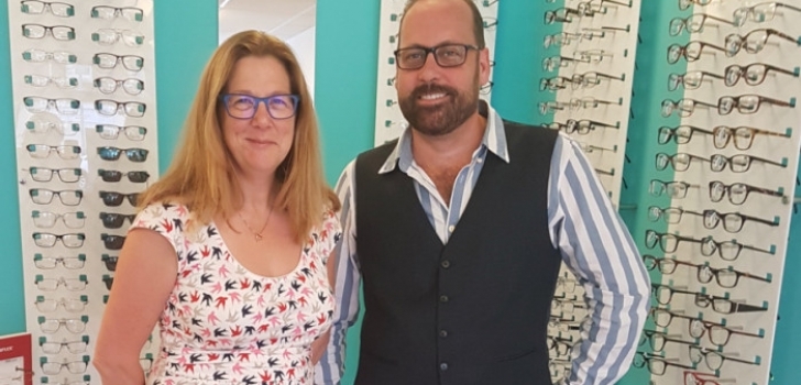 Portsmouth opticians celebrates after welcoming 2,000th customer.